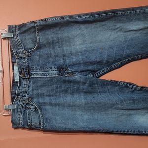 Levi's loose and straight blue jeans 34 waist 32 length